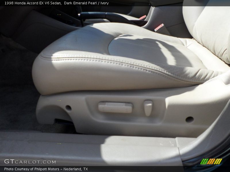 Dark Emerald Pearl / Ivory 1998 Honda Accord EX V6 Sedan