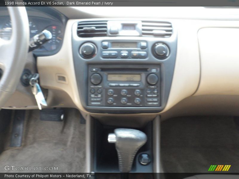 Dark Emerald Pearl / Ivory 1998 Honda Accord EX V6 Sedan