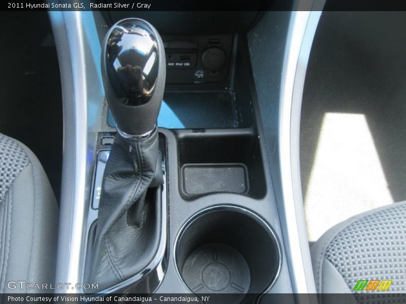 Radiant Silver / Gray 2011 Hyundai Sonata GLS