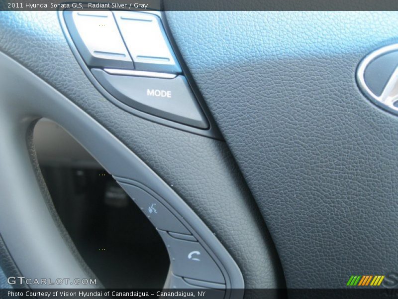 Radiant Silver / Gray 2011 Hyundai Sonata GLS