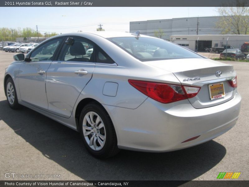 Radiant Silver / Gray 2011 Hyundai Sonata GLS