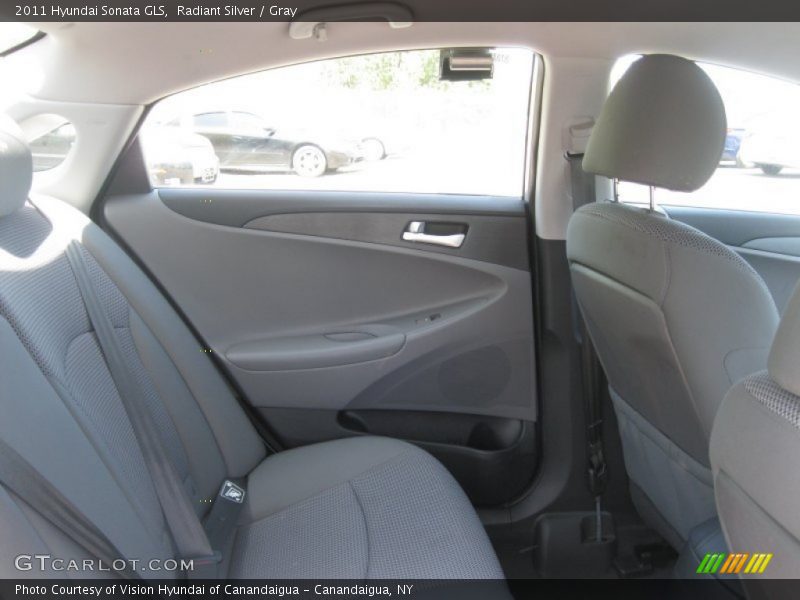 Radiant Silver / Gray 2011 Hyundai Sonata GLS