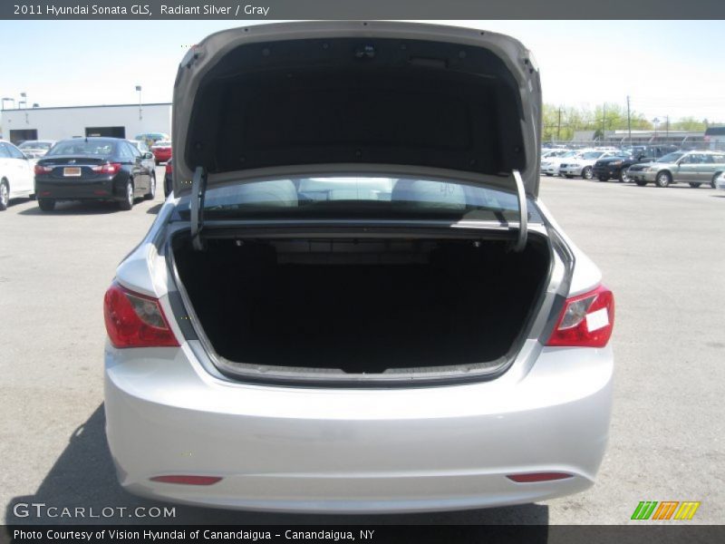 Radiant Silver / Gray 2011 Hyundai Sonata GLS
