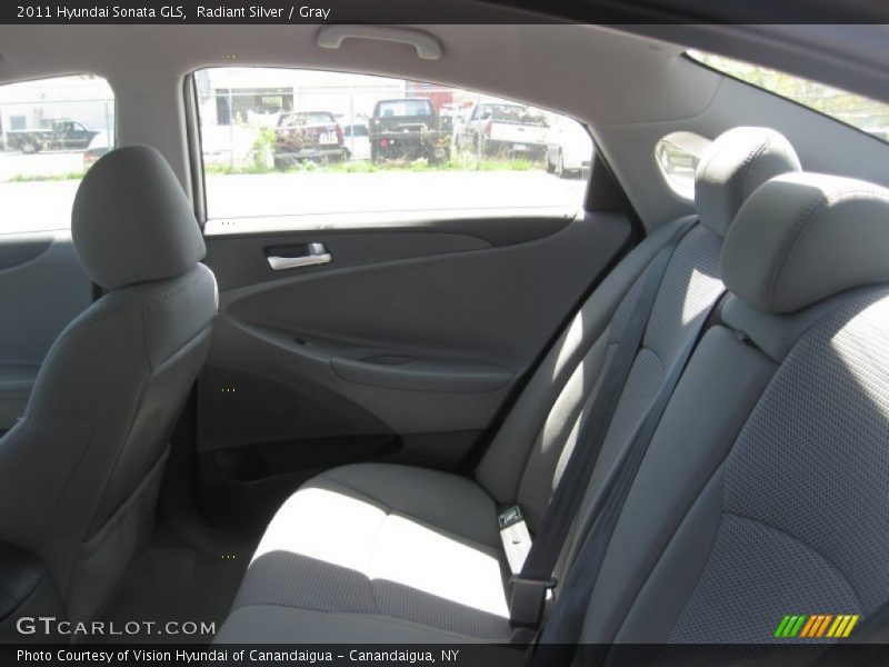 Radiant Silver / Gray 2011 Hyundai Sonata GLS