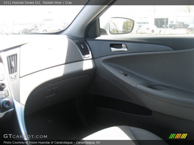 Radiant Silver / Gray 2011 Hyundai Sonata GLS