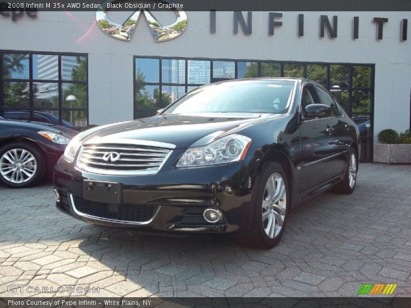 Black Obsidian / Graphite 2008 Infiniti M 35x AWD Sedan