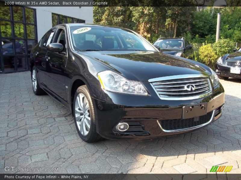 Black Obsidian / Graphite 2008 Infiniti M 35x AWD Sedan