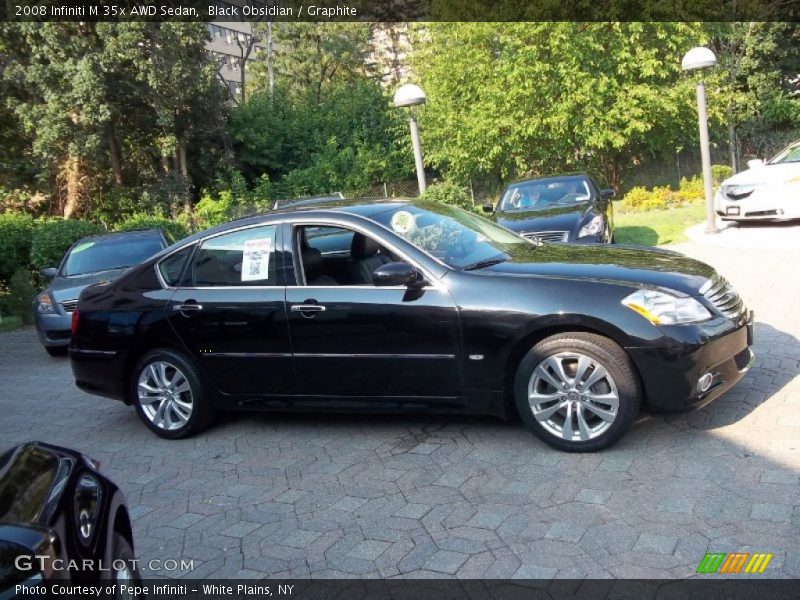 Black Obsidian / Graphite 2008 Infiniti M 35x AWD Sedan