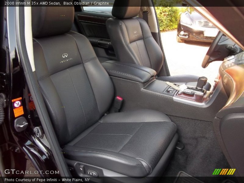 Black Obsidian / Graphite 2008 Infiniti M 35x AWD Sedan