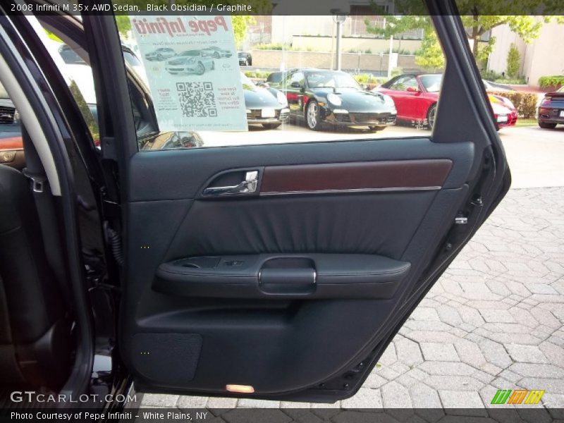 Black Obsidian / Graphite 2008 Infiniti M 35x AWD Sedan
