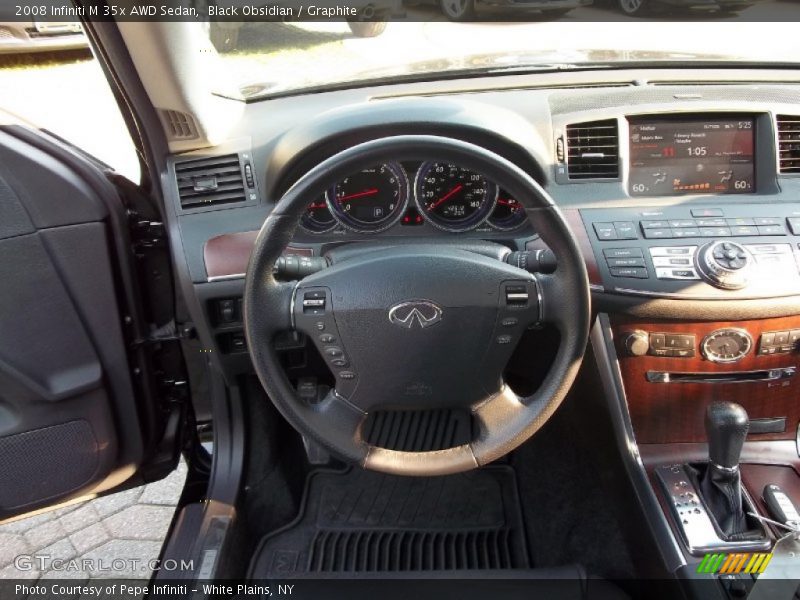 Black Obsidian / Graphite 2008 Infiniti M 35x AWD Sedan