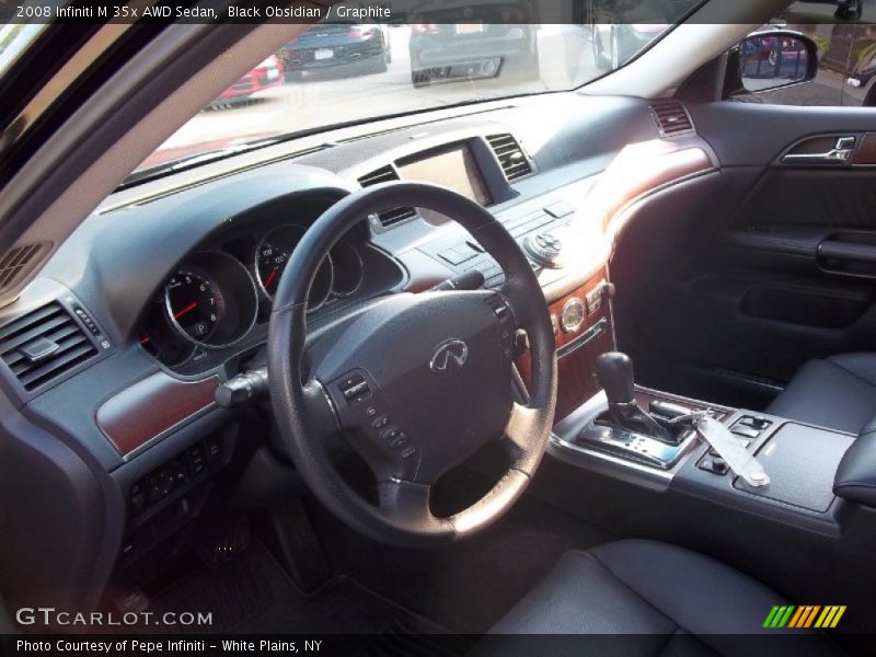 Black Obsidian / Graphite 2008 Infiniti M 35x AWD Sedan