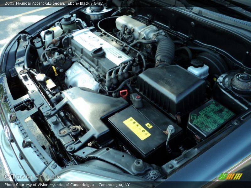  2005 Accent GLS Sedan Engine - 1.6 Liter DOHC 16 Valve 4 Cylinder
