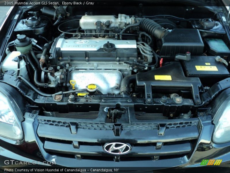  2005 Accent GLS Sedan Engine - 1.6 Liter DOHC 16 Valve 4 Cylinder