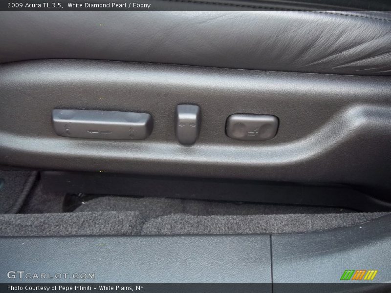 White Diamond Pearl / Ebony 2009 Acura TL 3.5