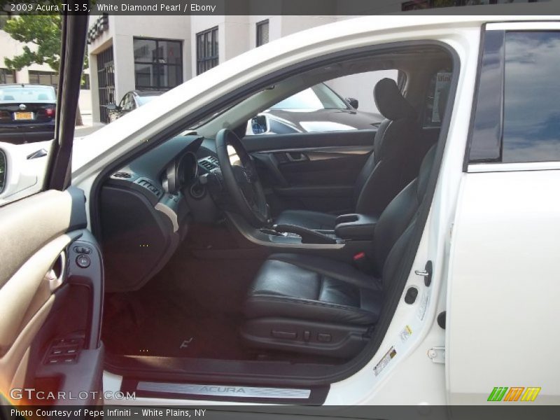 White Diamond Pearl / Ebony 2009 Acura TL 3.5