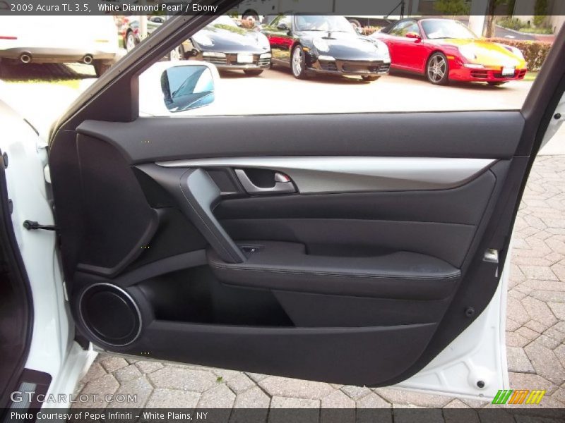 White Diamond Pearl / Ebony 2009 Acura TL 3.5