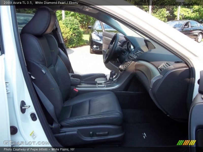 White Diamond Pearl / Ebony 2009 Acura TL 3.5