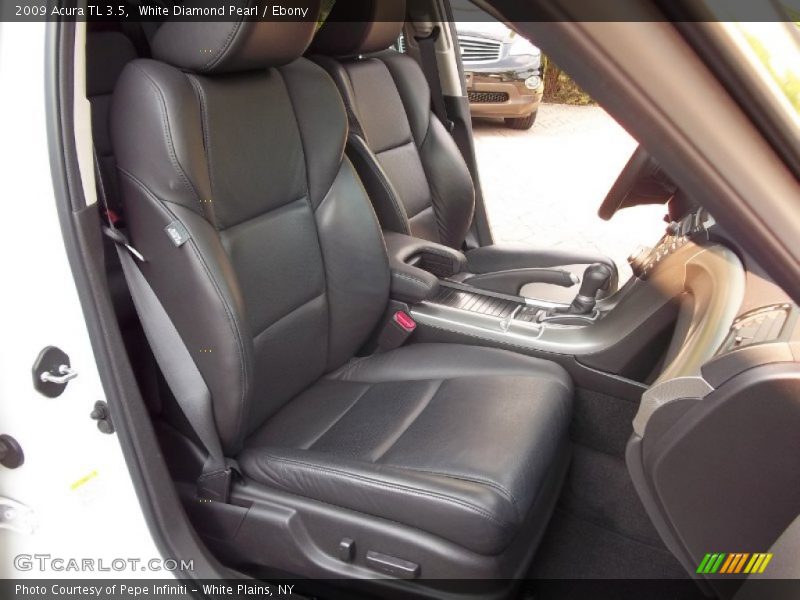 White Diamond Pearl / Ebony 2009 Acura TL 3.5