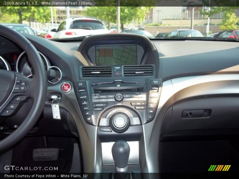 White Diamond Pearl / Ebony 2009 Acura TL 3.5