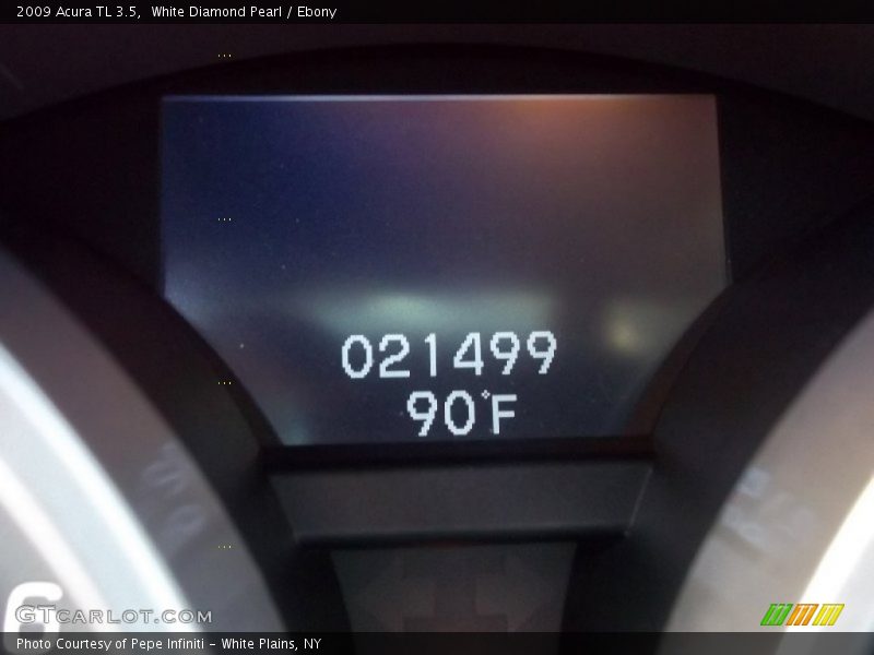 White Diamond Pearl / Ebony 2009 Acura TL 3.5