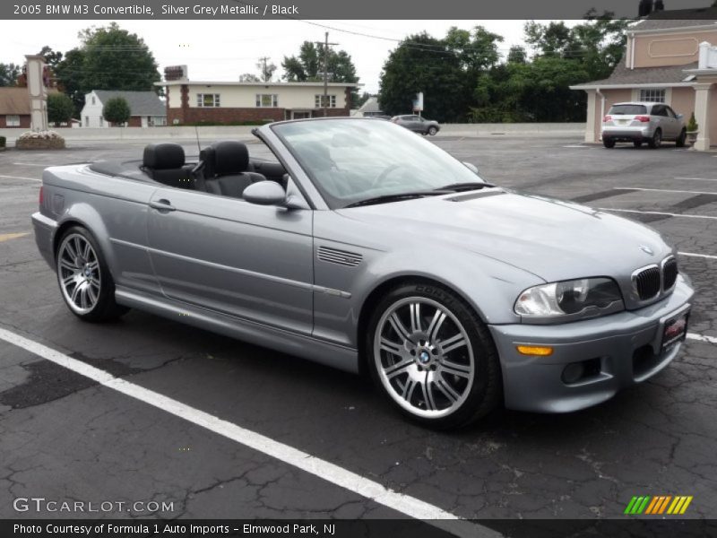 Silver Grey Metallic / Black 2005 BMW M3 Convertible
