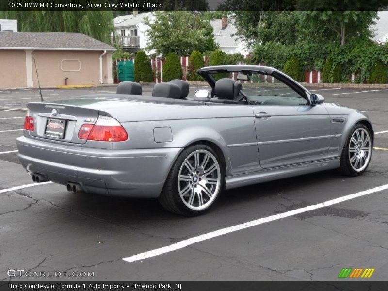 Silver Grey Metallic / Black 2005 BMW M3 Convertible