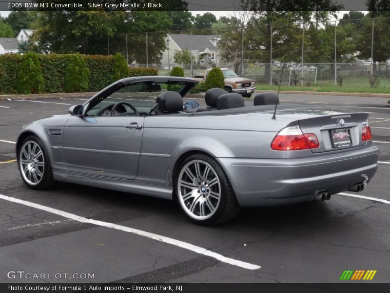 Silver Grey Metallic / Black 2005 BMW M3 Convertible