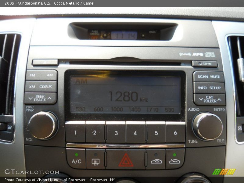 Cocoa Metallic / Camel 2009 Hyundai Sonata GLS