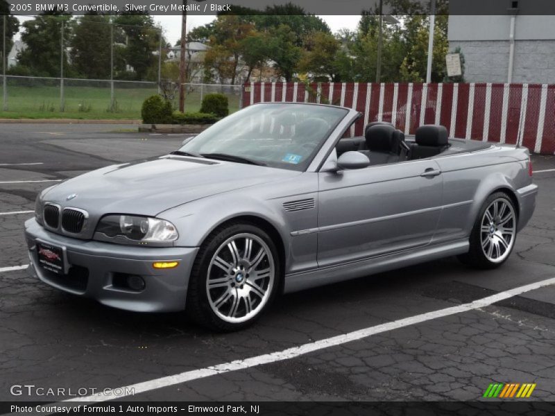 Silver Grey Metallic / Black 2005 BMW M3 Convertible