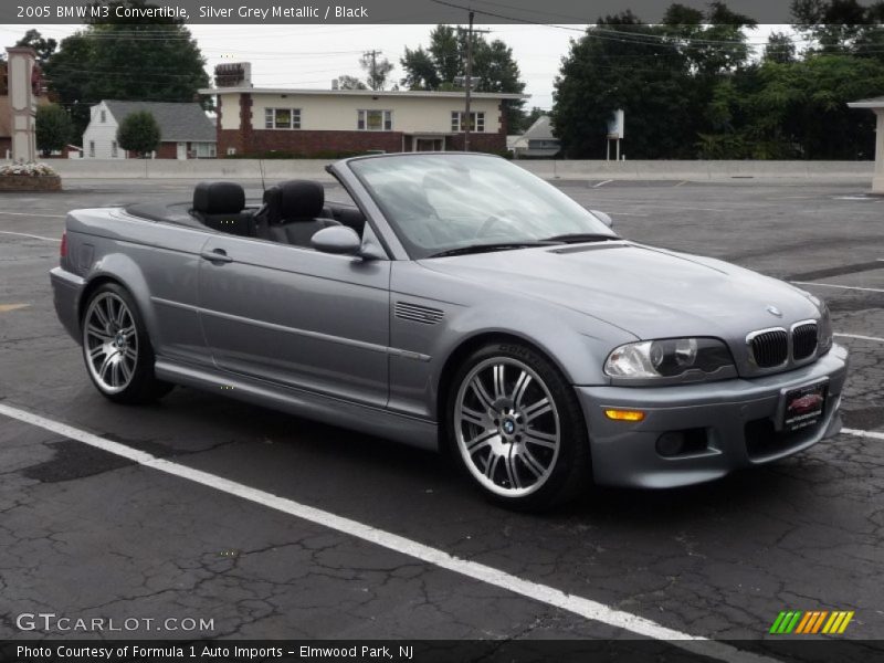 Silver Grey Metallic / Black 2005 BMW M3 Convertible
