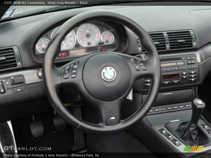 Silver Grey Metallic / Black 2005 BMW M3 Convertible
