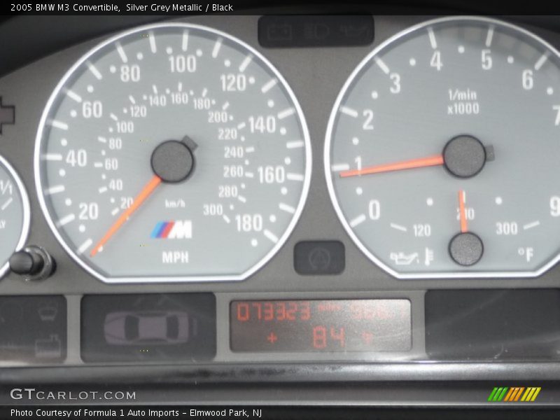 Silver Grey Metallic / Black 2005 BMW M3 Convertible