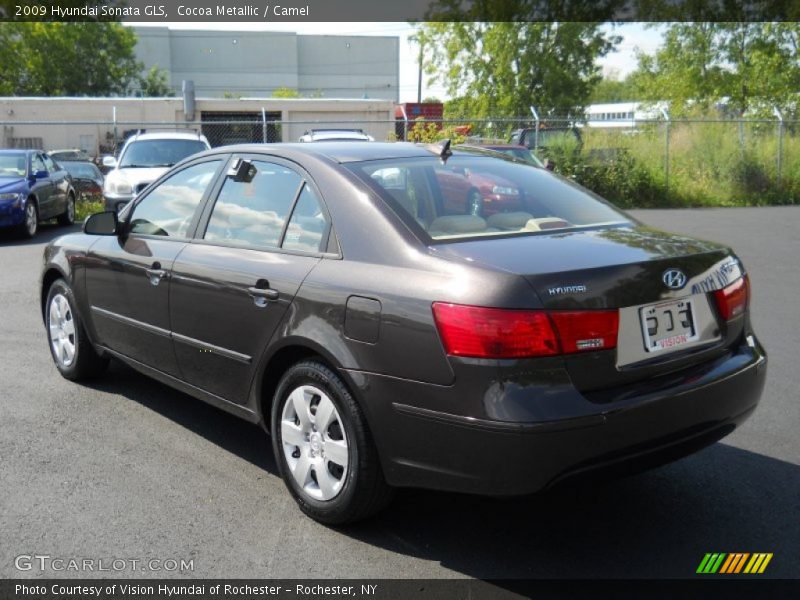 Cocoa Metallic / Camel 2009 Hyundai Sonata GLS
