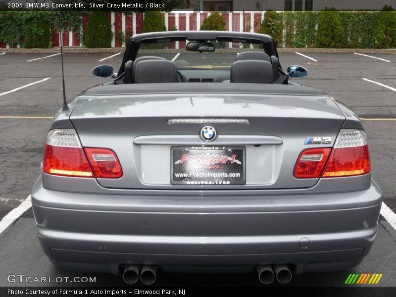 Silver Grey Metallic / Black 2005 BMW M3 Convertible