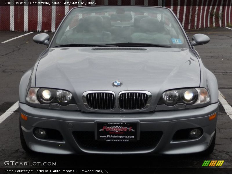 Silver Grey Metallic / Black 2005 BMW M3 Convertible