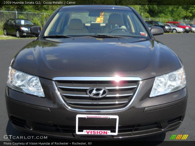 Cocoa Metallic / Camel 2009 Hyundai Sonata GLS