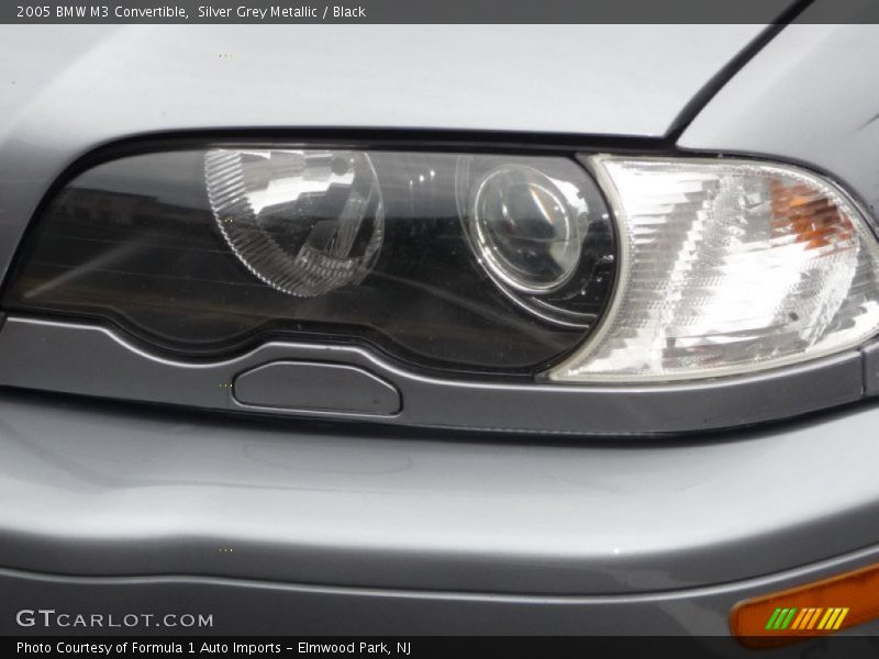 Silver Grey Metallic / Black 2005 BMW M3 Convertible