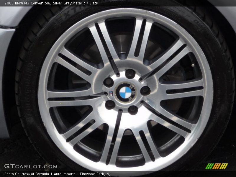 Silver Grey Metallic / Black 2005 BMW M3 Convertible
