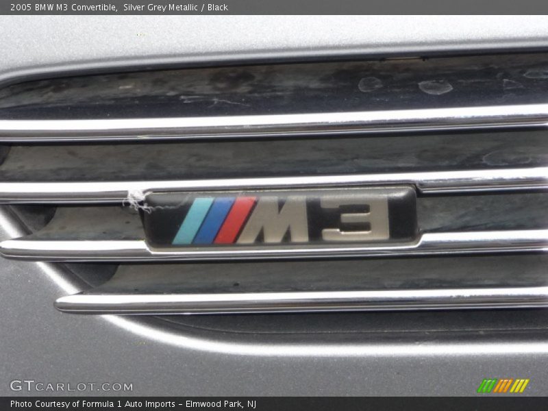 Silver Grey Metallic / Black 2005 BMW M3 Convertible