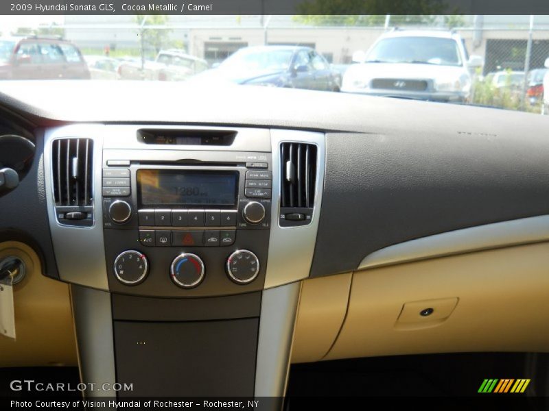 Cocoa Metallic / Camel 2009 Hyundai Sonata GLS