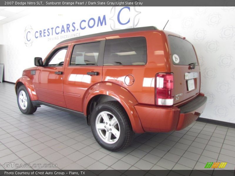 Sunburst Orange Pearl / Dark Slate Gray/Light Slate Gray 2007 Dodge Nitro SLT