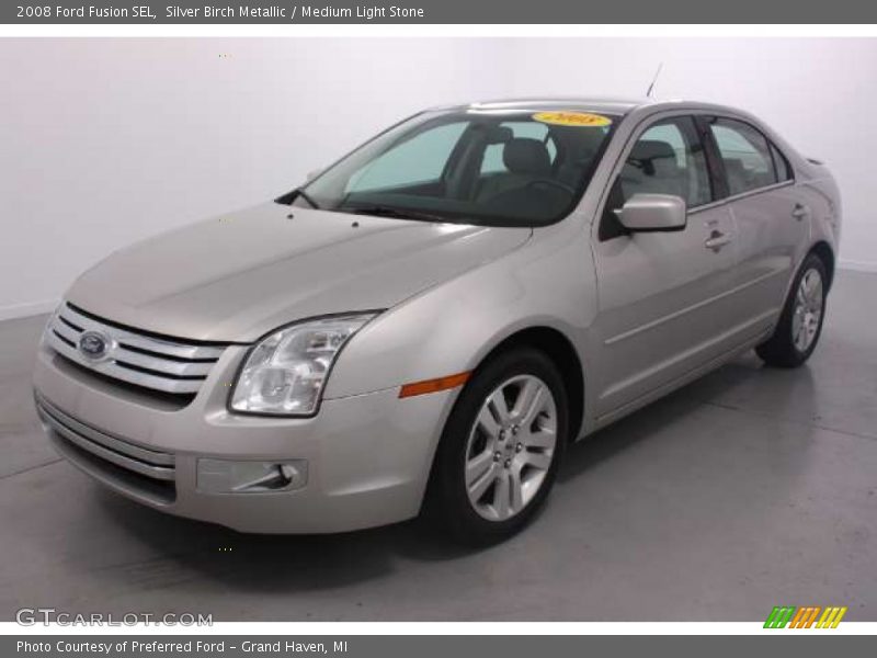 Silver Birch Metallic / Medium Light Stone 2008 Ford Fusion SEL