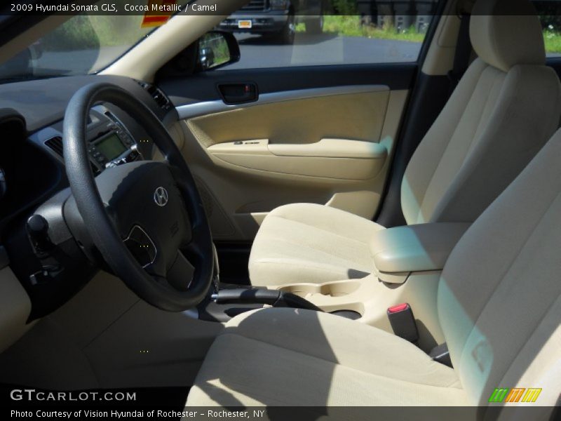 Cocoa Metallic / Camel 2009 Hyundai Sonata GLS