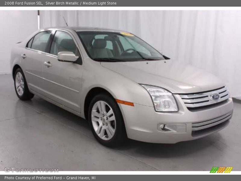 Silver Birch Metallic / Medium Light Stone 2008 Ford Fusion SEL