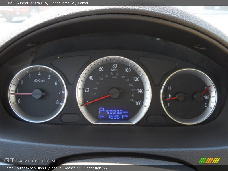 Cocoa Metallic / Camel 2009 Hyundai Sonata GLS