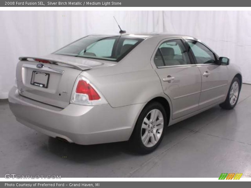 Silver Birch Metallic / Medium Light Stone 2008 Ford Fusion SEL