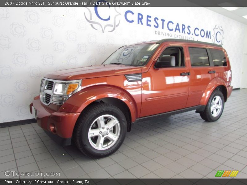 Sunburst Orange Pearl / Dark Slate Gray/Light Slate Gray 2007 Dodge Nitro SLT