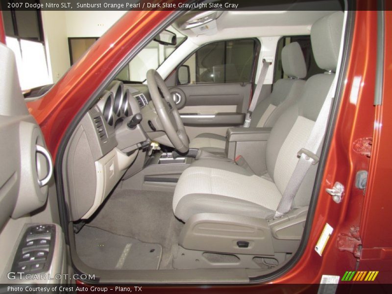 Sunburst Orange Pearl / Dark Slate Gray/Light Slate Gray 2007 Dodge Nitro SLT