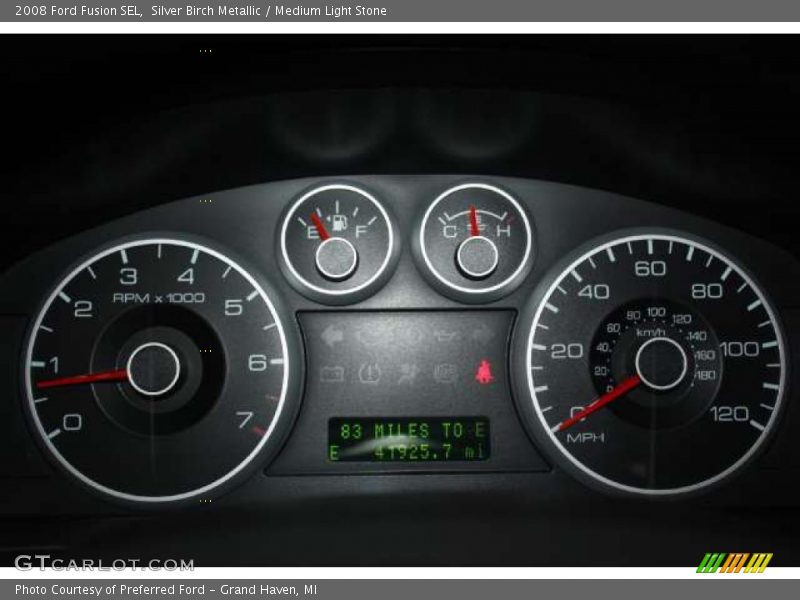 Silver Birch Metallic / Medium Light Stone 2008 Ford Fusion SEL